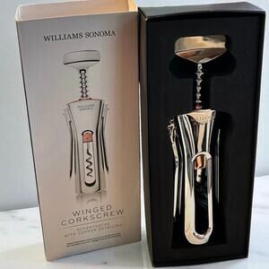 Williams Sonoma Winged Corkscrew Accented With Copper Detailing 8”